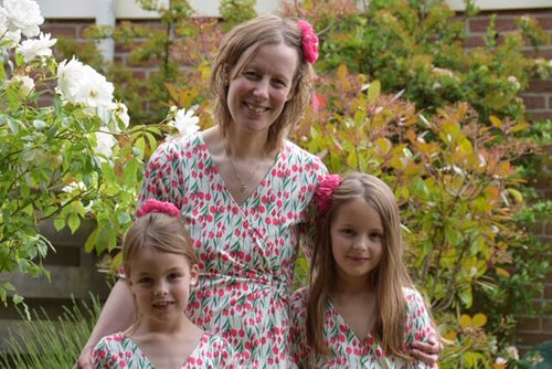 Moeder dochter jurken - by Just Like Mommy'z - mommy and me outfits - Jolly matching dress - twinning set