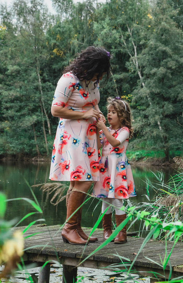 Twinning jurken moeder dochter kleding- matching dresses by Just Like Mommy 'z