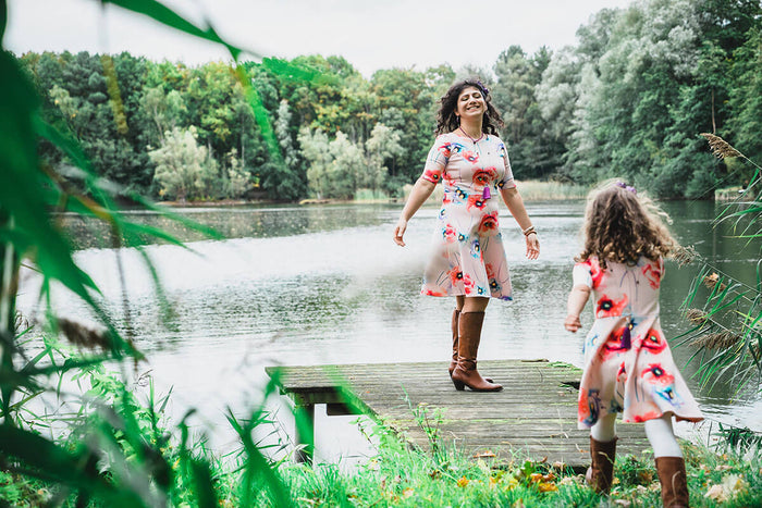 Twinning jurken moeder dochter kleding- matching dresses by Just Like Mommy 'z