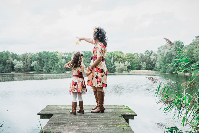 Moeder en dochter mini-me jurk - mama & me by Just Like Mommy'z