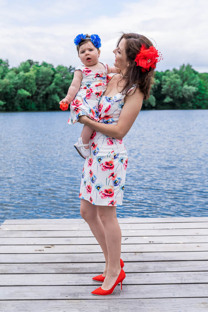 Twinning jurken moeder dochter kleding- matching mama and mini me dresses by Just Like Mommy 'z