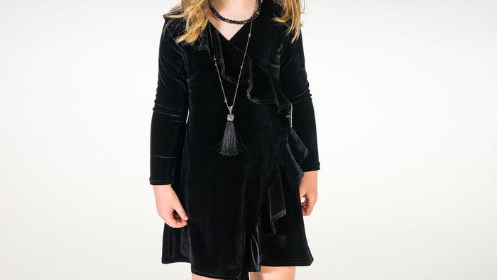 Valentina velvet party dress ME - Moeder dochter matching kleding en accessoires - twinning jurken - feestjurken - Mother daughter matching dresses | Just Like Mommy'z | Christmas Holiday Collection - Kerst Collectie - mummy and mini me