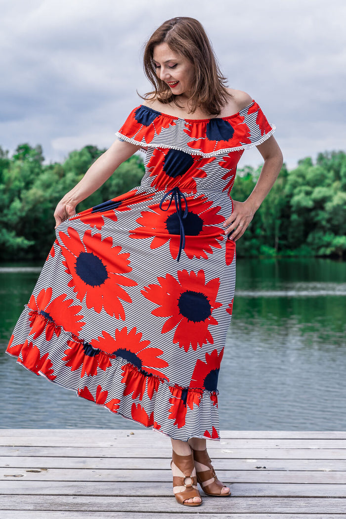 Moeder en dochter jurk - twinning dress - mama & me  matching dresses by Just Like Mommy 'z