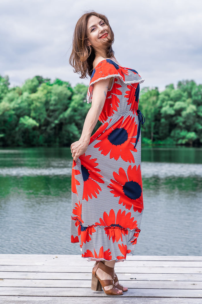 Moeder en dochter twinning jurk - zomer - mama & me matching dresses by Just Like Mommy'z