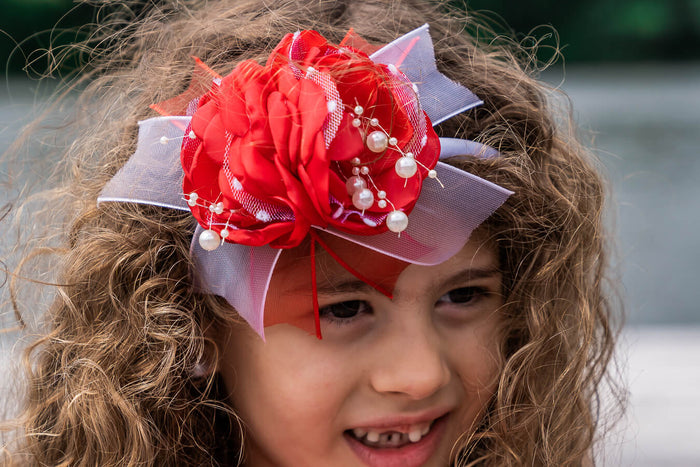 Roses & Pearls hair clip | Mama & Me