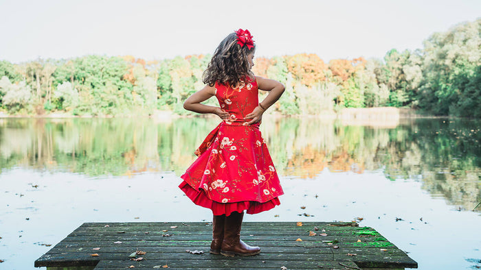 Twinning jurken voor feests - matching party dresses by Just Like Mommy 'z