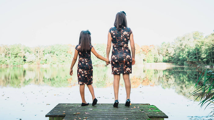 Jasmine | Mama en Me - moeder dochter jurk set
