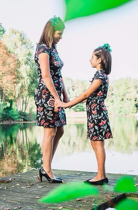 Twinning jurken moeder dochter kleding- matching dresses mummy & me by Just Like Mommy 'z