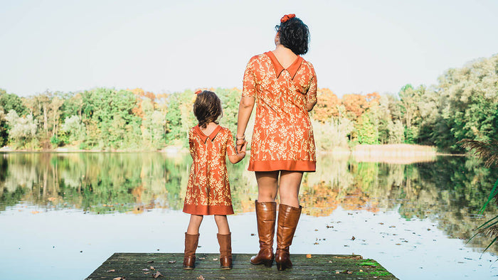 Moeder en dochter mini-me jurk - mom & me matching outfits by Just Like Mommy'z