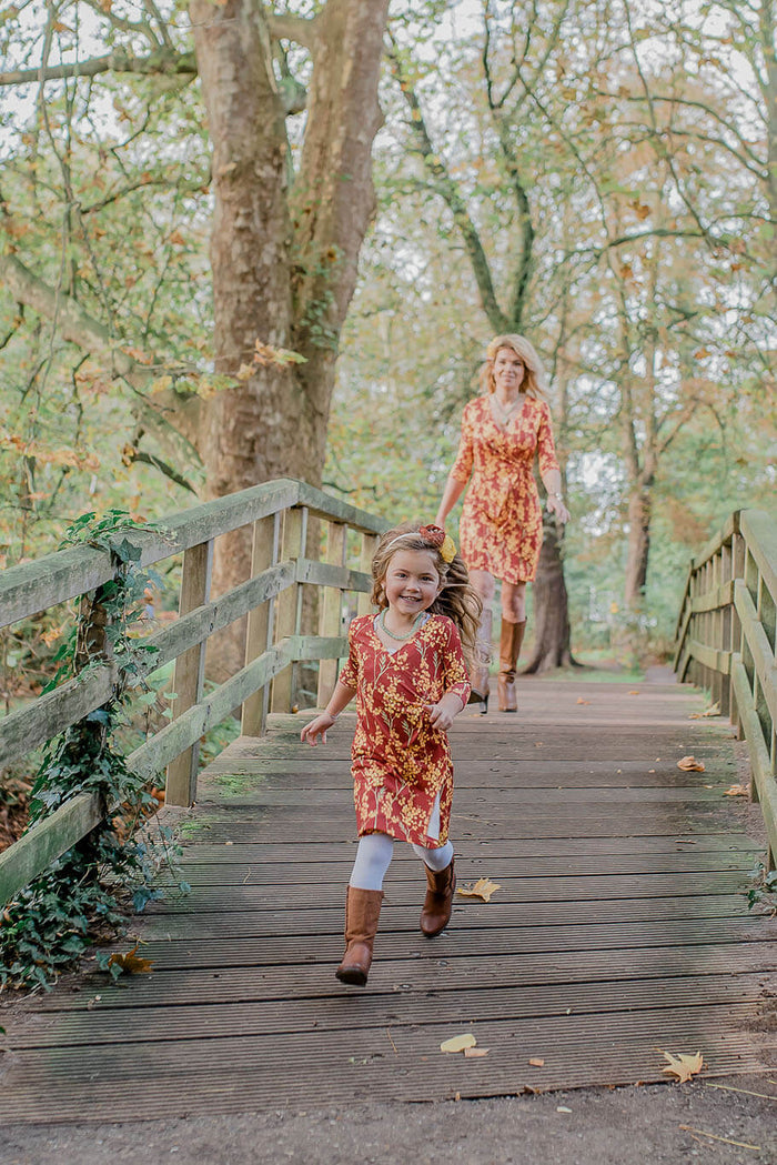 Moeder en dochter twinning jurk - mama & me  mum daughter matching dresses by Just Like Mommy 'z