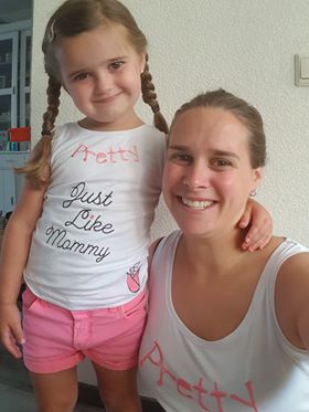 moeder dochter matching topjes mommy en me